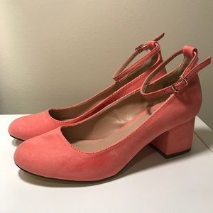 Coral Block Heel